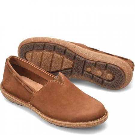 Women's Born Naya Slip-Ons & Lace-Ups - Maple Leaf Nubuck (Tan)