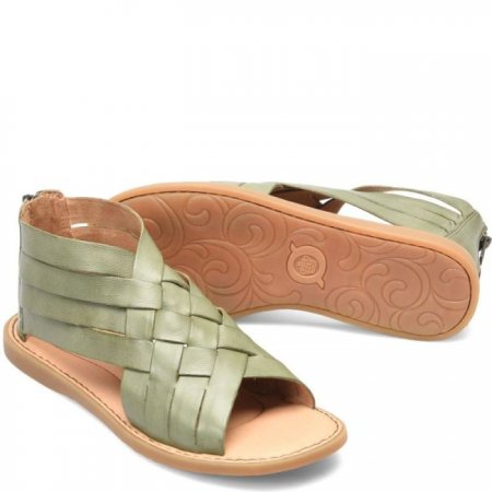 Women's Born Iwa Woven Sandals - Olivea Green (Green)