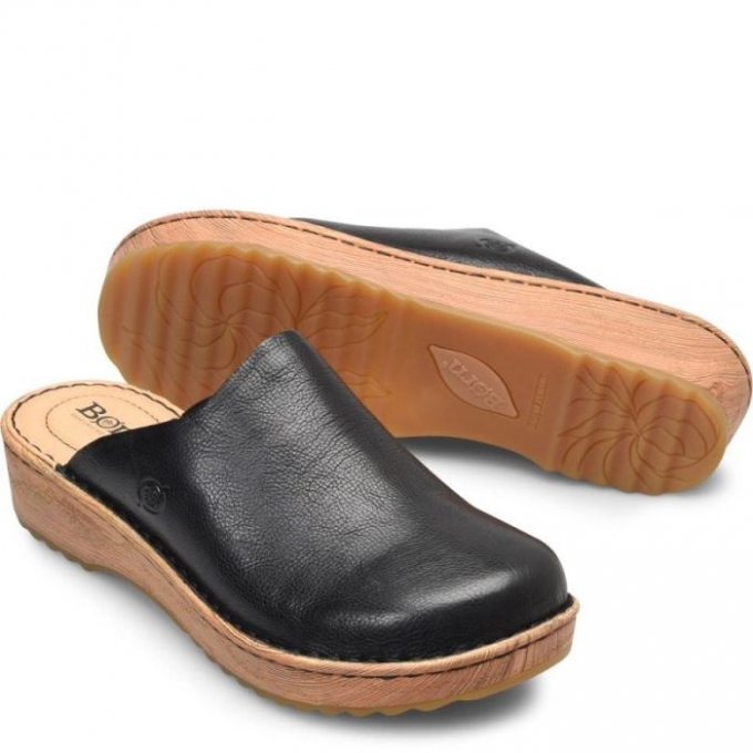 Women's Born Andy Clogs - Black