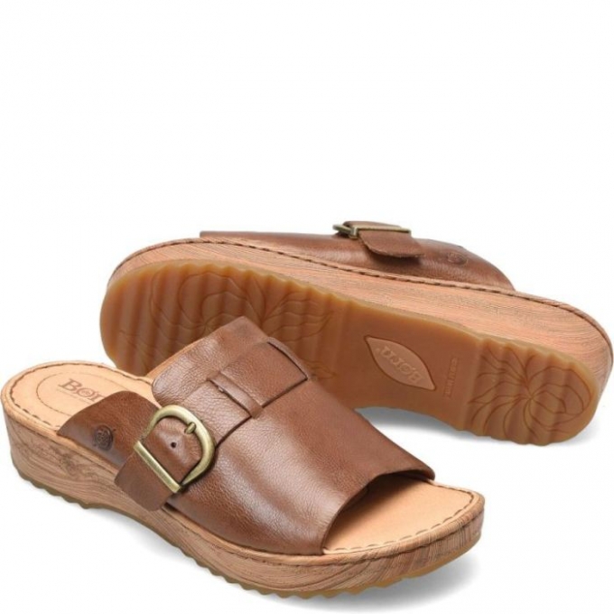 Women's Born Averie Sandals - Luggage (Brown)