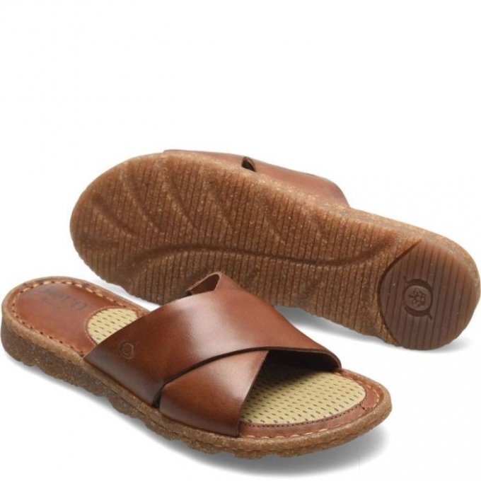 Women's Born Hana Basic Sandals - Light Brown (Brown)