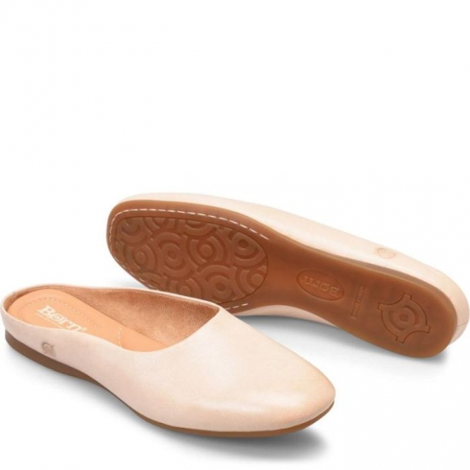 Women's Born Bryar Flats - Natural Nude (White)