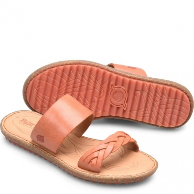 Women's Born Morena Sandals - Orange Papaya (Orange)