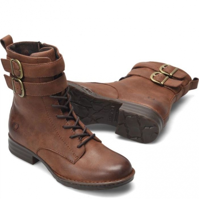 Women's Born Camryn Boots - Sorrel Brown (Brown)