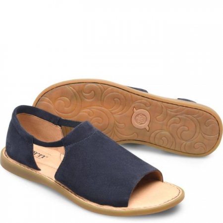 Women's Born Cove Modern Sandals - Navy River Suede (Blue)