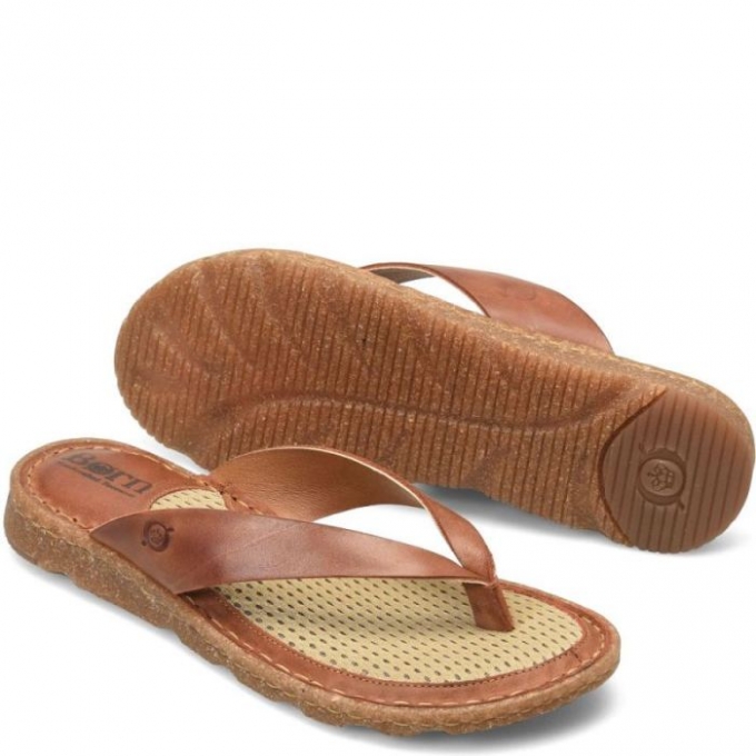 Women's Born Bora Basic Sandals - Light Brown (Brown)