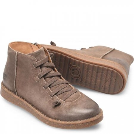 Women's Born Sienna Slip-Ons & Lace-Ups - Taupe Distressed (Tan)