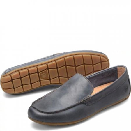 Men's Born Allan Slip-Ons & Lace-Ups - Navy Oceano (Blue)