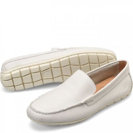 Men's Born Allan Slip-Ons & Lace-Ups - White Sea Salt (White)