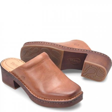 Women's Born Hilary Clogs - Cognac (Brown)