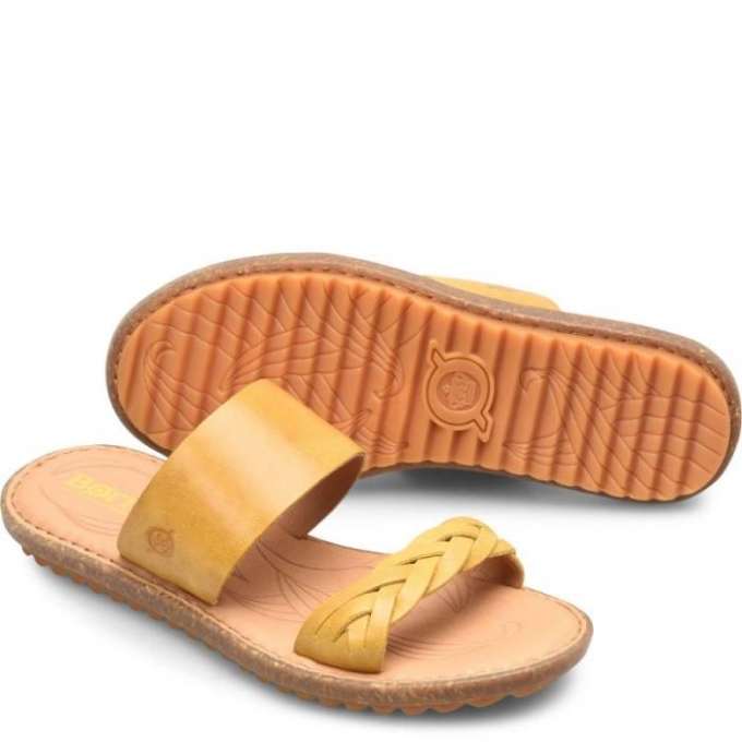 Women's Born Morena Sandals - Yellow Sun (Yellow)