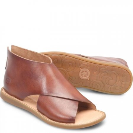 Women's Born Iwa Sandals - Dark Tan Bourbon (Brown)