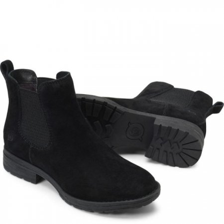 Women's Born Cove Boots - Black Suede (Black)