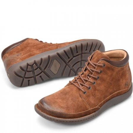 Men's Born Nigel Boots - Rust Tobacco Distressed (Brown)