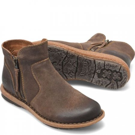 Women's Born Thia Boots - Taupe Avola Distressed (Tan)