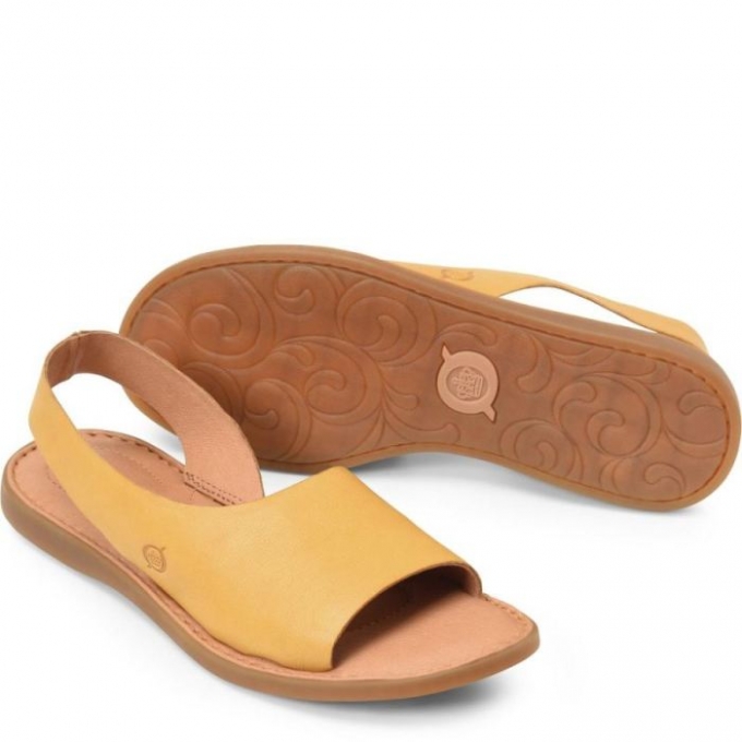 Women's Born Inlet Sandals - Ocra (Yellow)