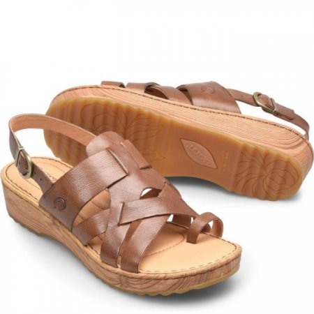 Women's Born Abbie Sandals - Luggage (Brown)