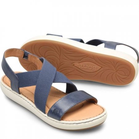 Women's Born Jayla Sandals - Navy Combo (Blue)