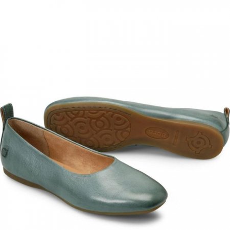 Women's Born Beca Flats - Pine Green (Green)