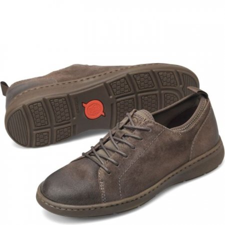 Men's Born Miles Slip-Ons & Lace-Ups - Taupe Mud Distressed (Brown)