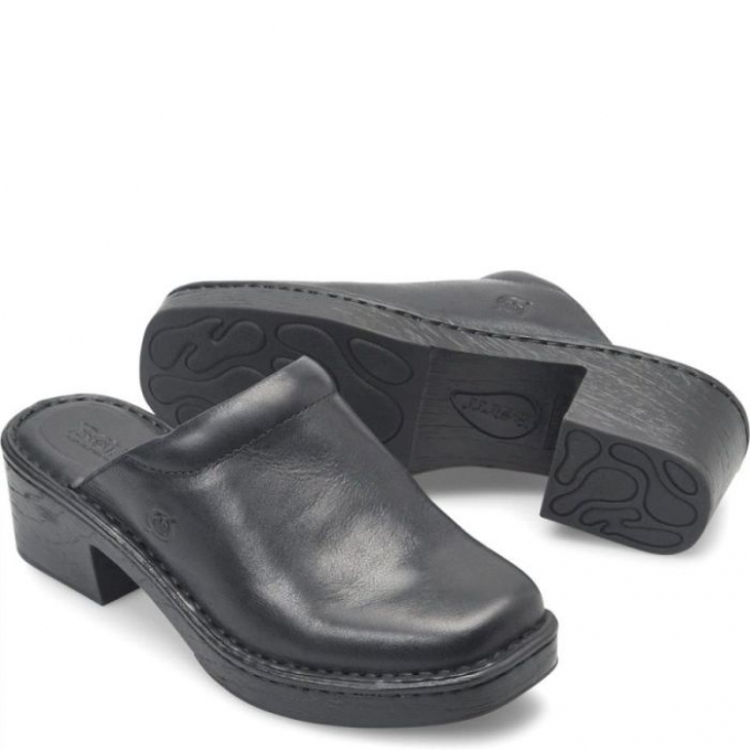 Women's Born Hilary Clogs - Black