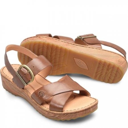 Women's Born Aida Sandals - Luggage (Brown)