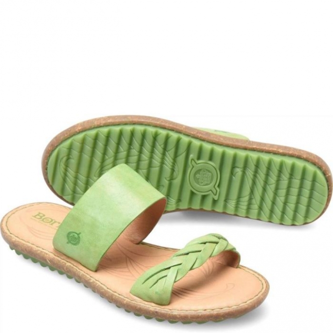 Women's Born Morena Sandals - Green Mela (Green)