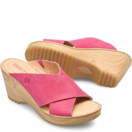 Women's Born Nora Sandals - Dark Peonia (Pink)