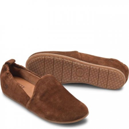 Women's Born Margarite Slip-Ons & Lace-Ups - Glazed Ginger Suede (Brown)