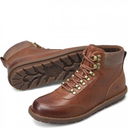 Men's Born Scout Boots - Brown With Taupe (Brown)