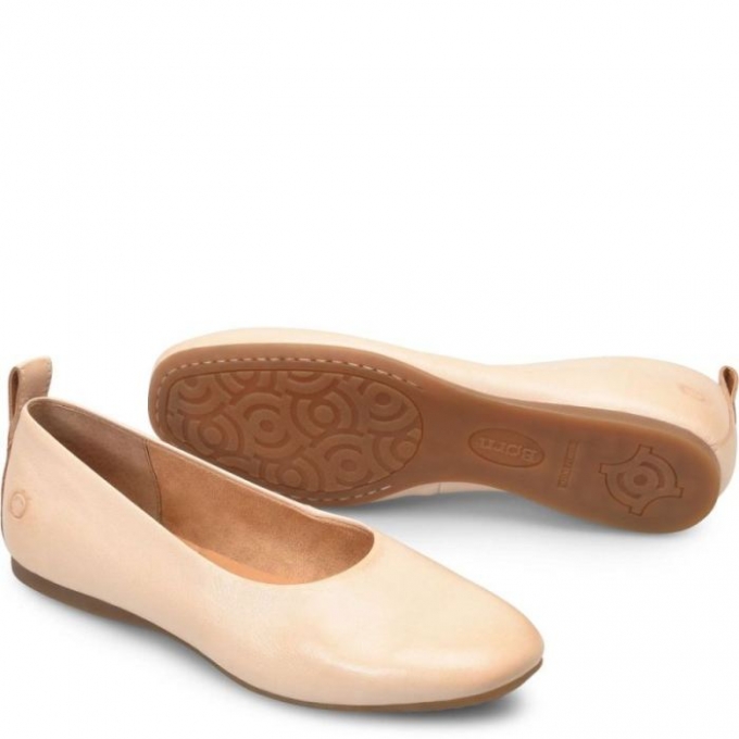 Women's Born Beca Flats - Natural Nude (Tan)