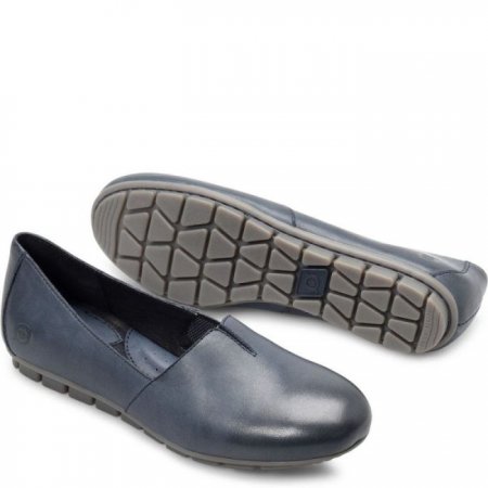 Women's Born Sebra Flats - Navy (Blue)