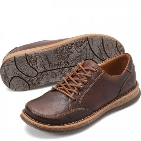 Men's Born Bronson Slip-Ons & Lace-Ups - Dark Chestnut (Brown)