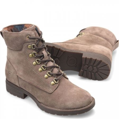 Women's Born Codi Boots - Mustang Taupe Suede (Tan)