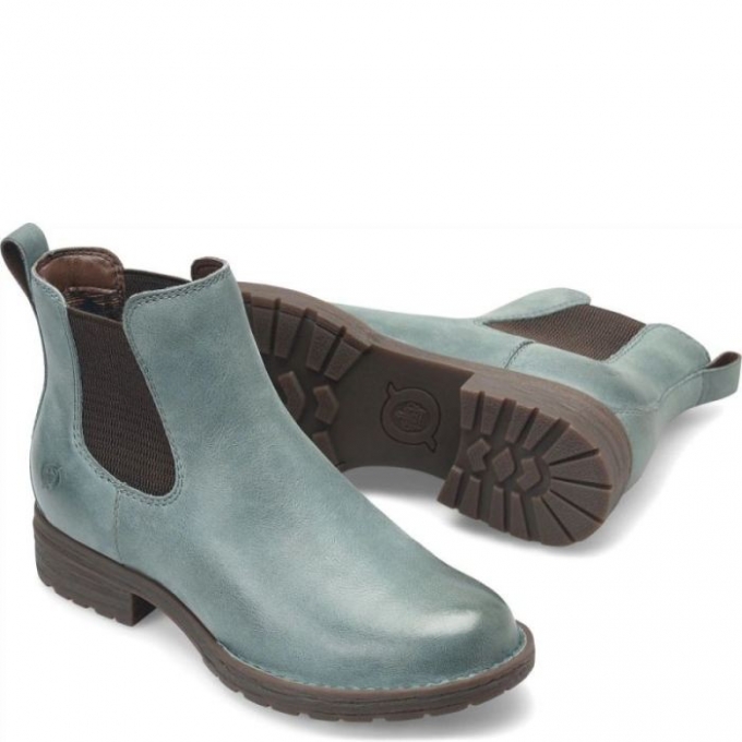 Women's Born Cove Boots - Turquoise Old Ford (Blue)