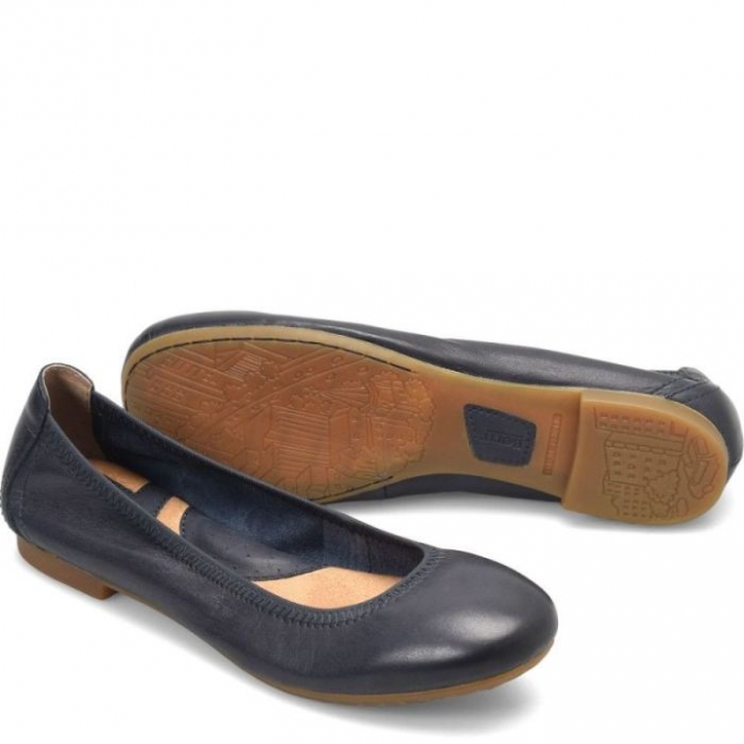 Women's Born Julianne Flats - Navy (Blue)