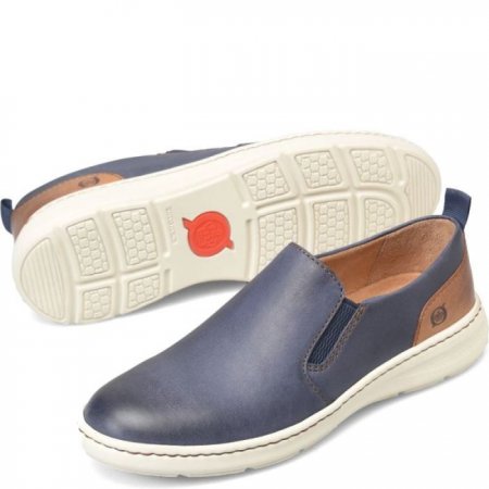 Men's Born Morgan Slip-Ons & Lace-Ups - Universe Terra Combo (Blue)