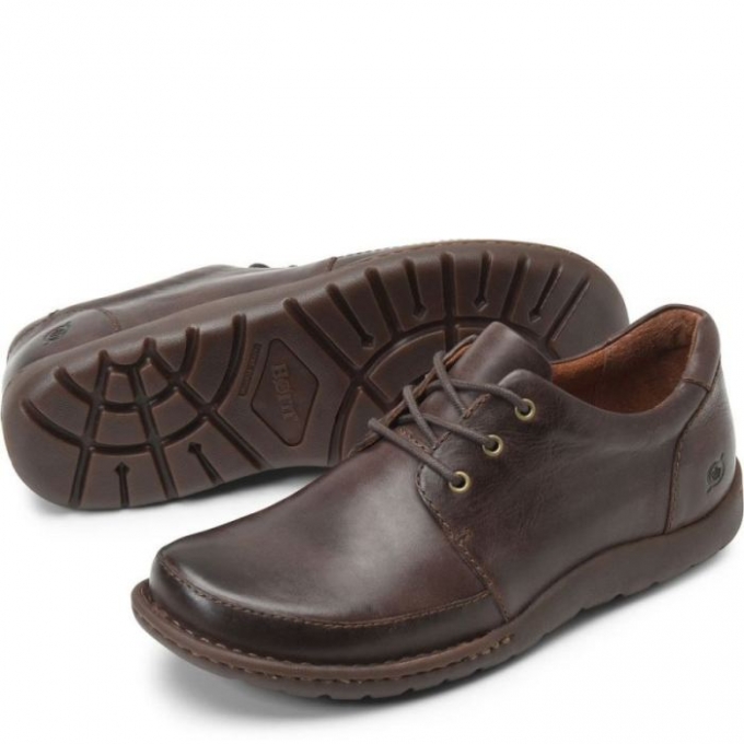 Men's Born Nigel 3-Eye Slip-Ons & Lace-Ups - Cocoa Brown (Brown)