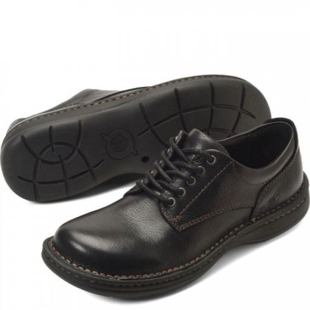 Men's Born Hutchins III Slip-Ons & Lace-Ups - Black