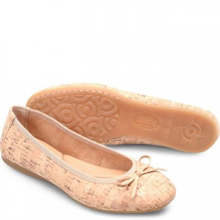 Women's Born Brin Flats - Natural Cork (Tan)