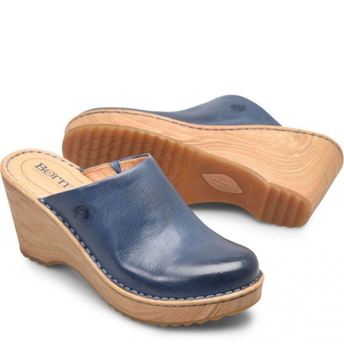 Women's Born Natalie Clogs - Navy (Blue)