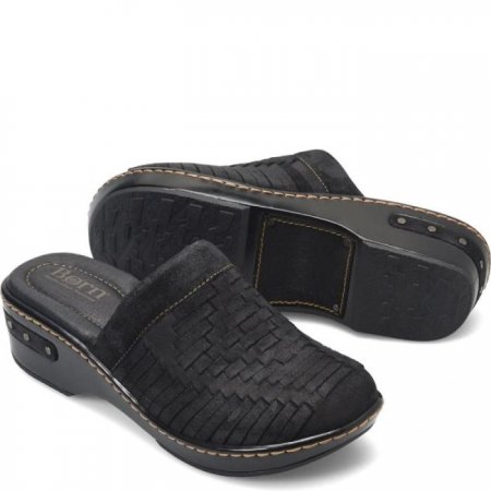 Women's Born Yucatan Distressed Clogs - Black