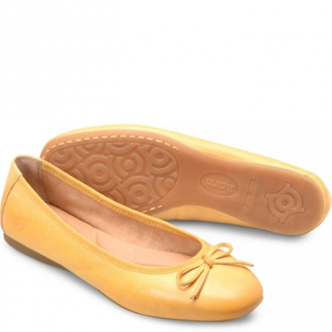 Women's Born Brin Flats - Sunflower (Yellow)