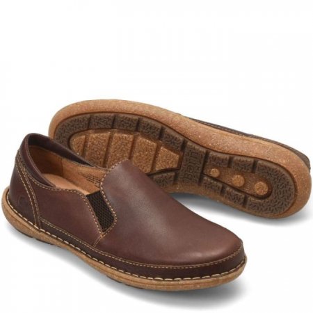 Women's Born Mayflower II Slip-Ons & Lace-Ups - Dark Brown Sequoia (Brown)