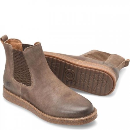 Women's Born Samira Boots - Taupe Distressed (Tan)